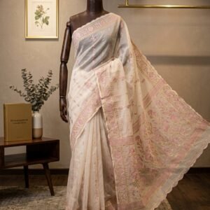 Dhakai Jamdani Handloom Cotton Saree