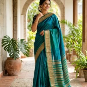 Maheshwari Handloom Silk Cotton Saree
